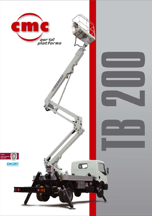 Anhänger-Gelenkarbeitsbühnen CMC TB 200