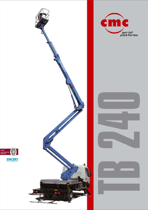 Anhänger-Gelenkarbeitsbühnen CMC TB240