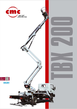 Anhänger-Gelenkarbeitsbühnen CMC TBX 200