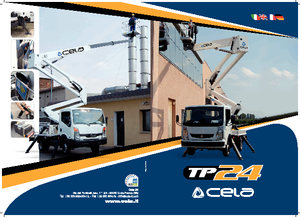 Anhänger-Gelenkarbeitsbühnen CELA TP24