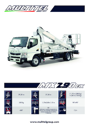 LKW-Teleskoparbeitsbühnen Multitel MX 290