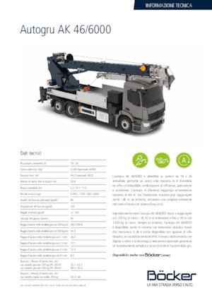 Tele-Aufbaukrane (LKW) Böcker AK 46