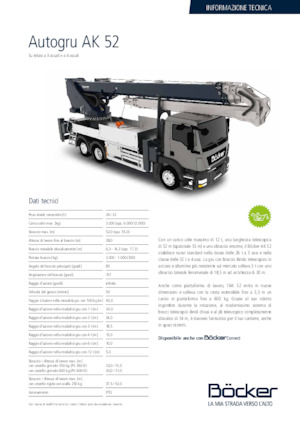 Tele-Aufbaukrane (LKW) Böcker AK 52