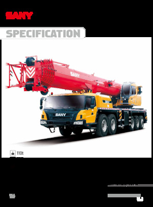 Tele-Aufbaukrane (LKW) Sany STC1100T7-1