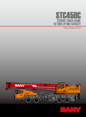 Tele-Aufbaukrane (LKW) Sany STC450C