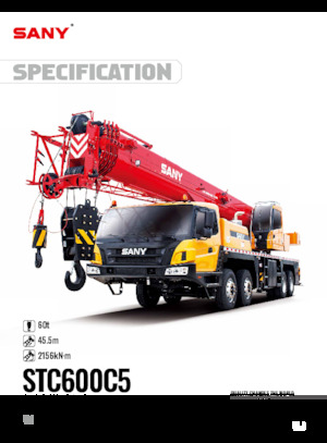 Tele-Aufbaukrane (LKW) Sany STC600C5