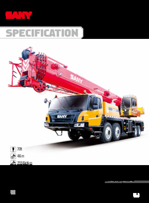 Tele-Aufbaukrane (LKW) Sany STC700C5