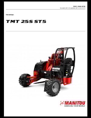 Mitnahmestapler mit Teleskop Manitou TMT 25 S