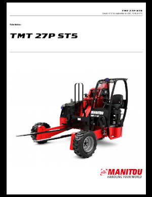 Mitnahmestapler mit Teleskop Manitou TMT 27 P