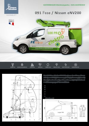LKW-Teleskoparbeitsbühnen France Elévateur 091 Fcce