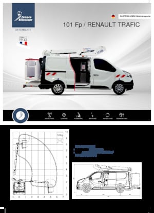 LKW-Teleskoparbeitsbühnen France Elévateur 101 Fp