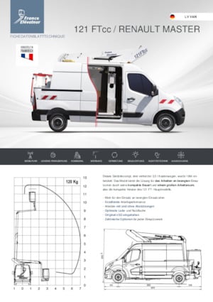 LKW-Teleskoparbeitsbühnen France Elévateur 121 FTcc