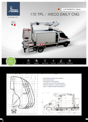 LKW-Teleskoparbeitsbühnen France Elévateur 172 TPL CNG