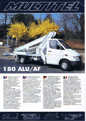 LKW-Teleskoparbeitsbühnen Multitel 180 Alu/AF