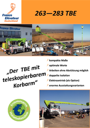 LKW-Teleskoparbeitsbühnen France Elévateur 283 TBE