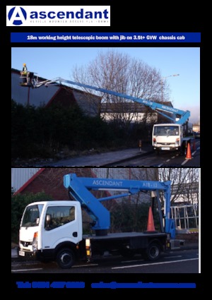 LKW-Teleskoparbeitsbühnen Ascendant A18-13TJ