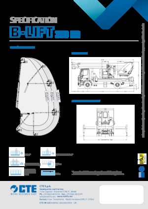 LKW-Teleskoparbeitsbühnen CTE B-Lift 390 HR