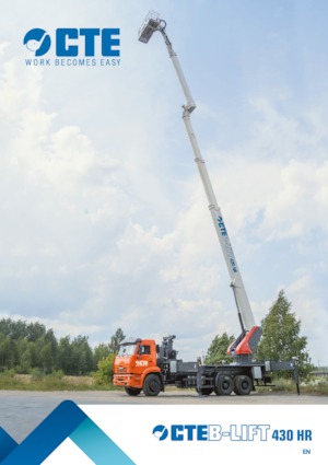 LKW-Teleskoparbeitsbühnen CTE B-LIFT 410 HR