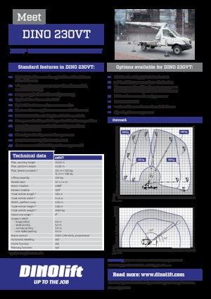 Anhänger-Teleskoparbeitsbühnen Dino Lift Dino 230VT