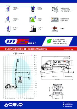 LKW-Teleskoparbeitsbühnen CELA DT15 blu