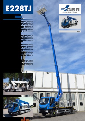 LKW-Teleskoparbeitsbühnen GSR E228TJ Comfort