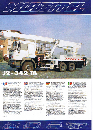 LKW-Teleskoparbeitsbühnen Multitel J 2-342 TA