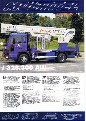 LKW-Teleskoparbeitsbühnen Pagliero J 328.200 Alu