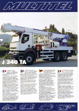 LKW-Teleskoparbeitsbühnen Multitel J 340 TA