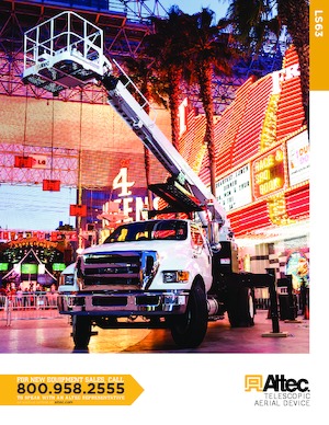 LKW-Teleskoparbeitsbühnen Altec LS63