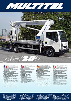 LKW-Teleskoparbeitsbühnen Multitel MJ 201