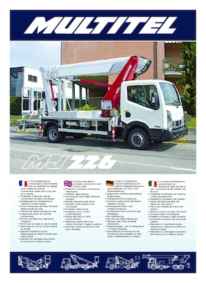 LKW-Teleskoparbeitsbühnen Multitel MJ 226