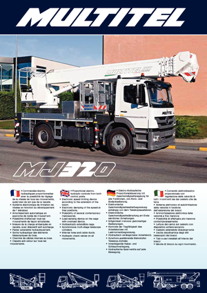 LKW-Teleskoparbeitsbühnen Multitel MJ 320