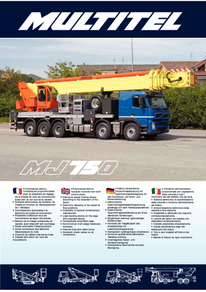 LKW-Teleskoparbeitsbühnen Multitel MJ 750