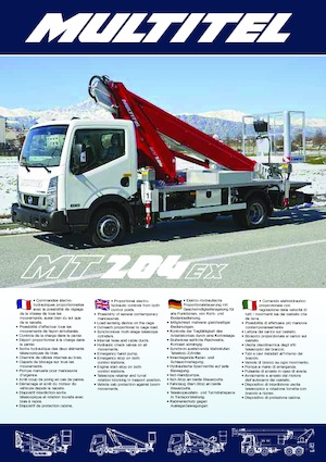 LKW-Teleskoparbeitsbühnen Multitel MT 204 EX