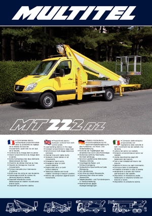 LKW-Teleskoparbeitsbühnen Multitel MT 222 AZ