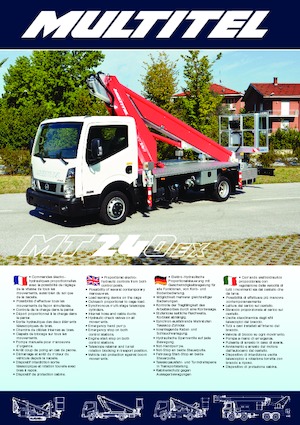 LKW-Teleskoparbeitsbühnen Multitel MT 240 EX