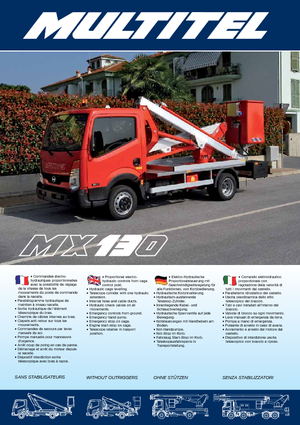 LKW-Teleskoparbeitsbühnen Multitel MX 130