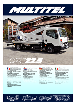 LKW-Teleskoparbeitsbühnen Multitel MX 225