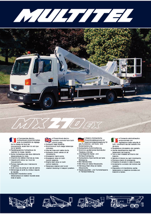LKW-Teleskoparbeitsbühnen Multitel MX 270 EX