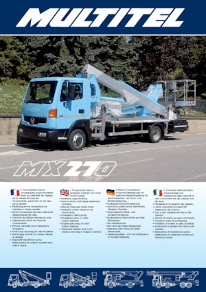 LKW-Teleskoparbeitsbühnen Multitel MX 270