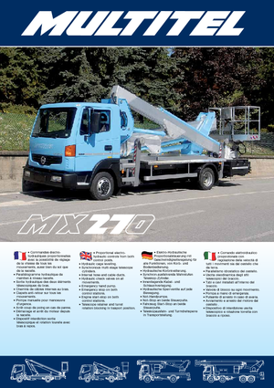 LKW-Teleskoparbeitsbühnen Multitel MX 270