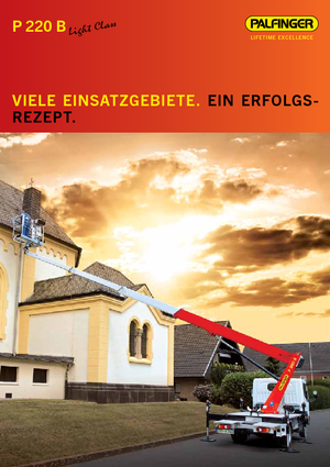 LKW-Teleskoparbeitsbühnen Palfinger P220B