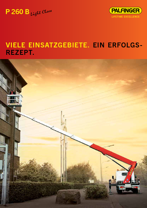 LKW-Teleskoparbeitsbühnen Palfinger P260B