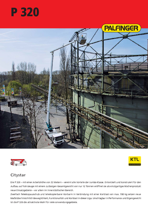 LKW-Teleskoparbeitsbühnen Palfinger P 320