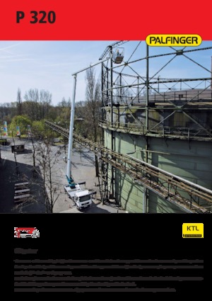 LKW-Teleskoparbeitsbühnen Palfinger P 320