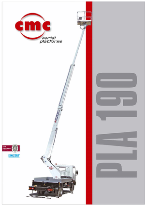 LKW-Teleskoparbeitsbühnen CMC PLA190