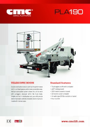 LKW-Teleskoparbeitsbühnen CMC PLA190