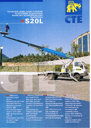 LKW-Teleskoparbeitsbühnen CTE S 20 L