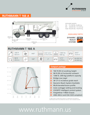 LKW-Teleskoparbeitsbühnen Ruthmann T-166A