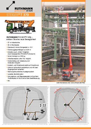LKW-Teleskoparbeitsbühnen Ruthmann T 370
